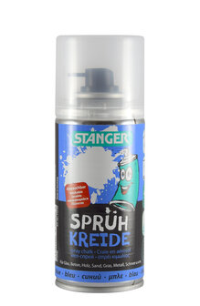 krijtspray blauw 150 ml op waterbasis voor tijdelijk markeren