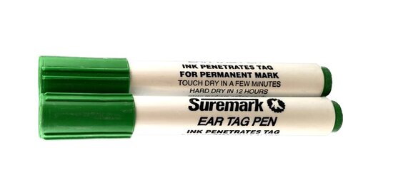 Stift met extreem permanent inkt voor oorlabel van vees