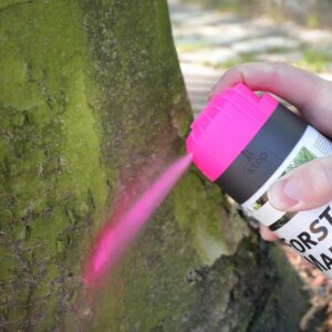 markeerspray fluor met horizontale spuitkop
